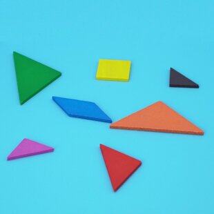 五巧板吉妮兔儿童木制益智玩具智力拼图幼儿园小学生形状颜色认知