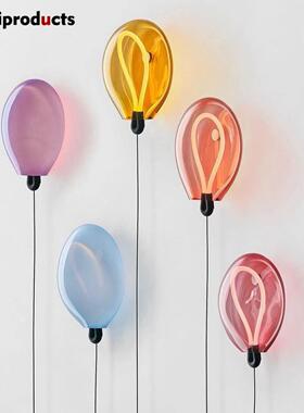 中山工厂直销荷兰Bulla气球背景墙艺术壁灯 高级过道楼梯床头装饰