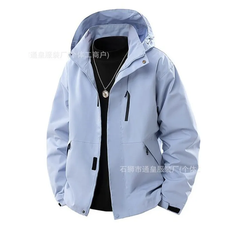 NASA两件冲锋衣登山服新款男女防雨骆驼三合一防风2025外套春秋季