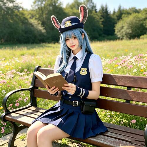 兔子警官女COS服朱迪COS服兔子成人COS服JK套装制服