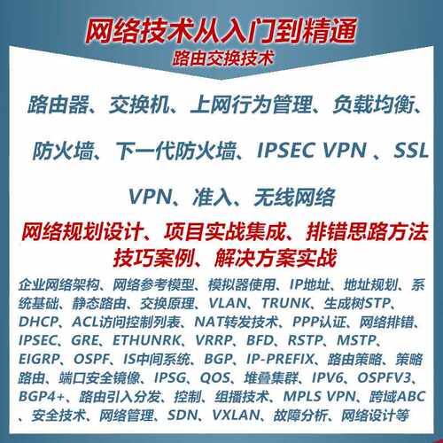 路由交换 配置 网络 hcia hcip hcie h3c datacom 数通 视频教程
