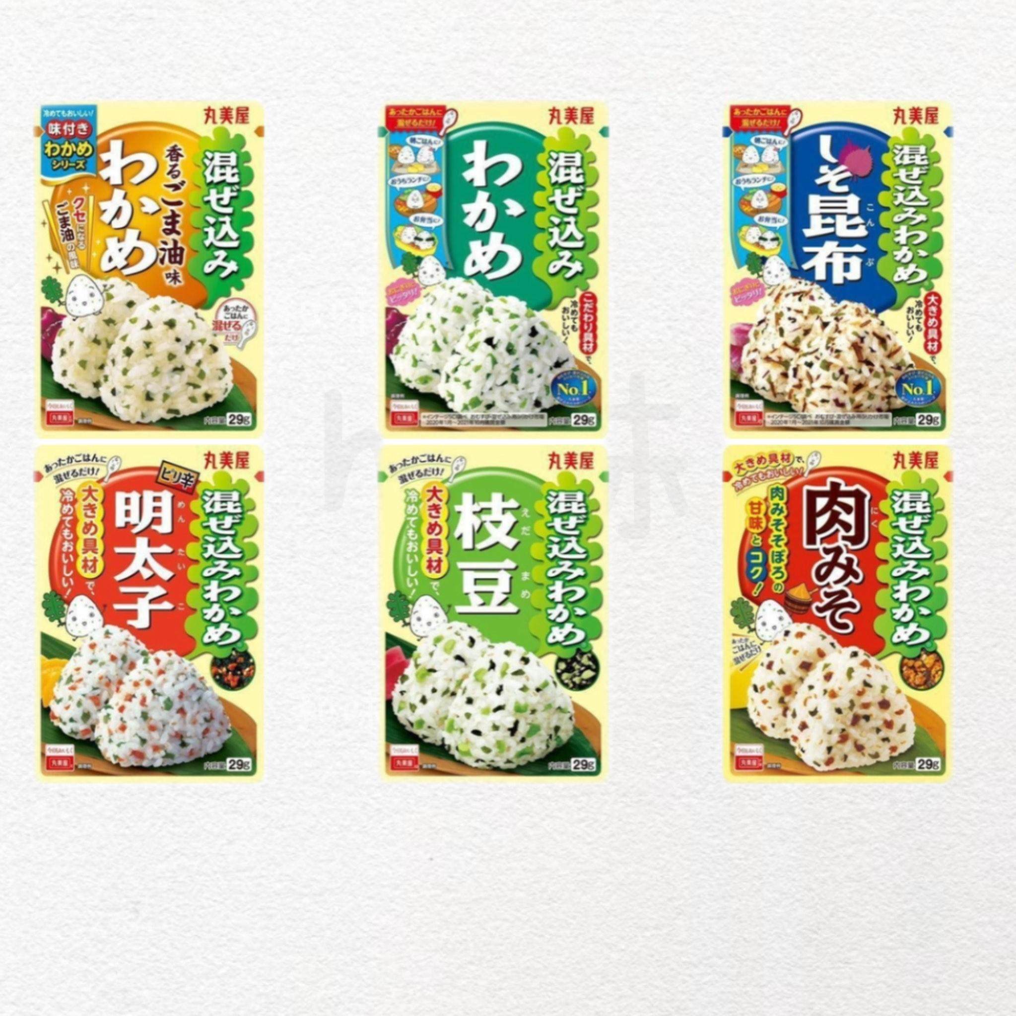 日本直邮丸美屋拌饭料海苔鸡蛋梅干饭团寿司调味料幼儿儿童辅食