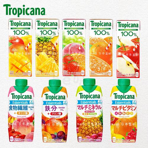 日本直邮Tropicana果汁100%饮料
