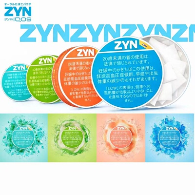 新上市日本ZYN口含袋薄荷水果味