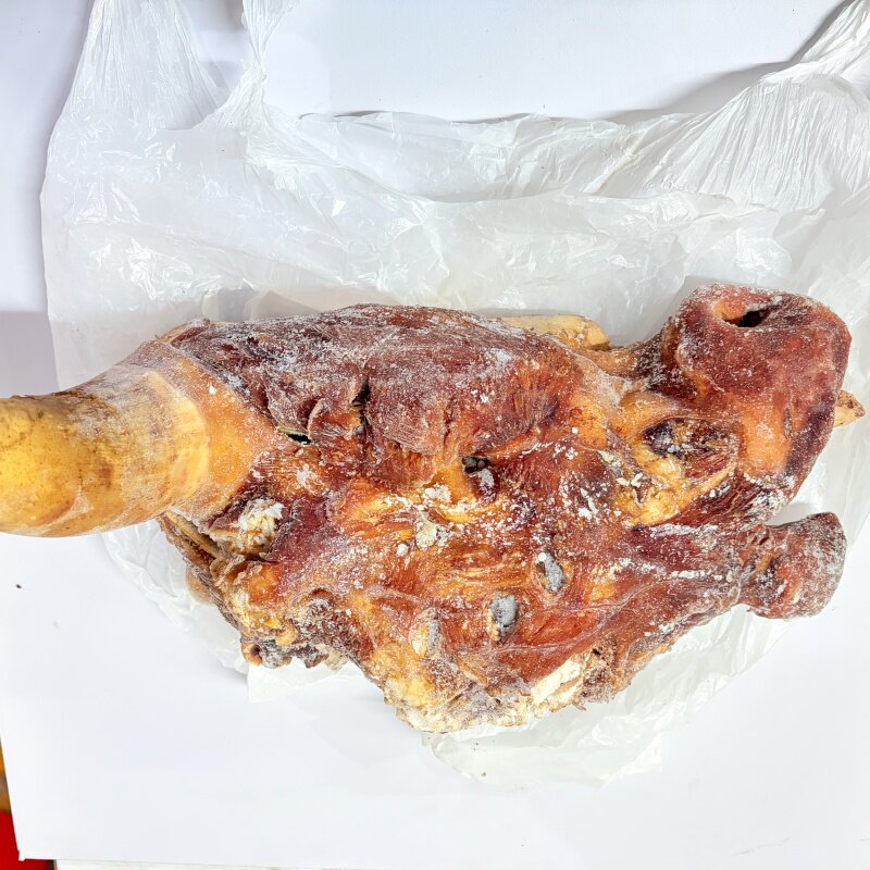 菏洛新清真牛气冲天8斤-10斤熟牛头肉半个全熟炭火特色菜宴席大菜图片