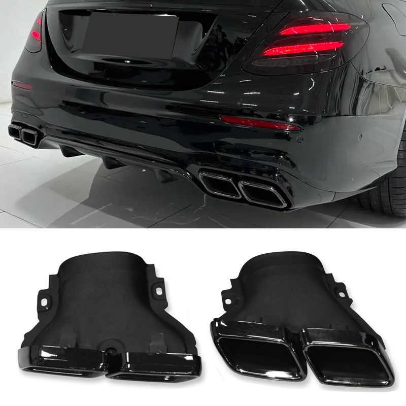 奔驰E63AMG方形尾喉W213E级改装