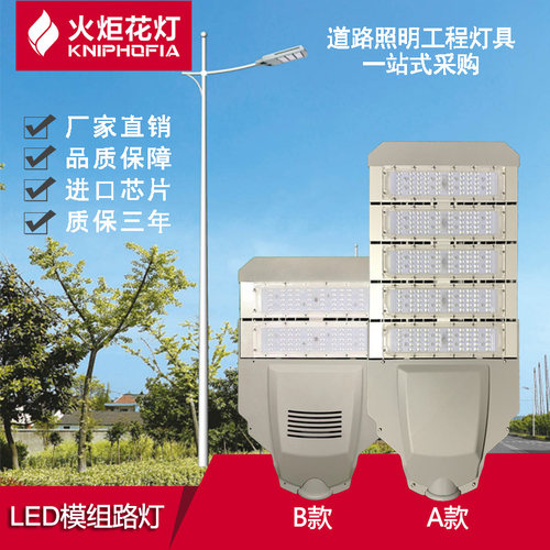 220VLED模组路灯户外白暖光高亮