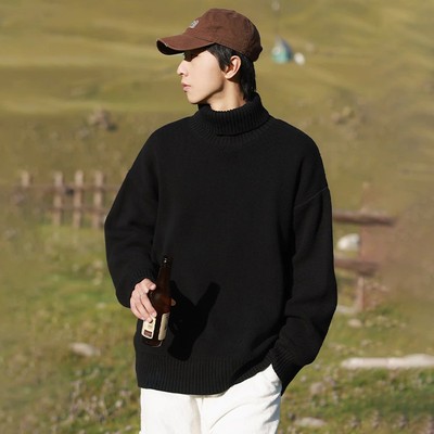 森马集团GLM品牌男女加绒高领毛衣秋冬保暖毛衣时尚百搭无性别