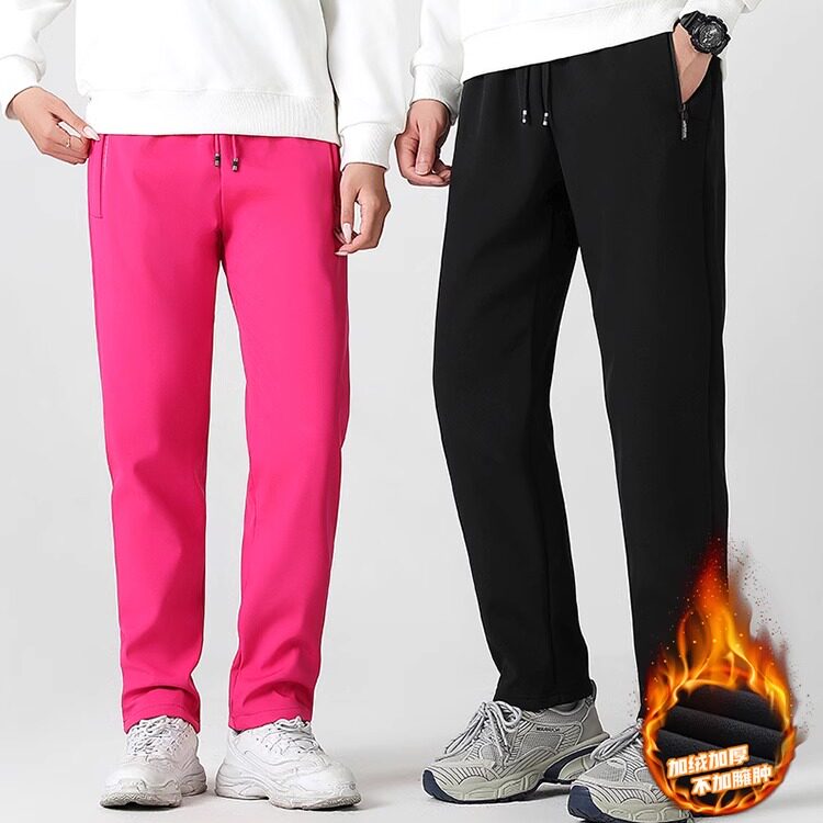 真维斯户外冲锋裤情侣款防寒保暖加绒加厚运动裤露营登山休闲裤女