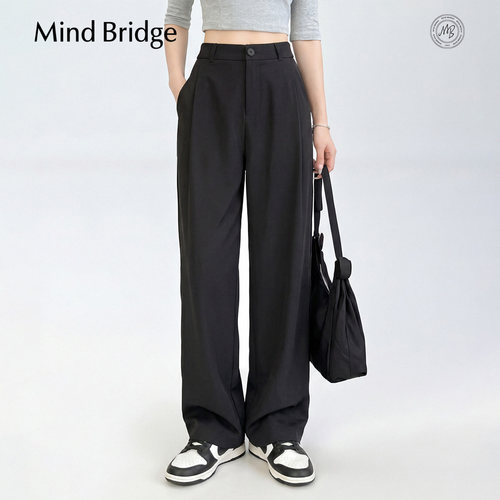 MindBridge通勤百搭直筒休闲裤