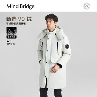 工装 中长款 羽绒服 Bridge2025年冬户外休闲加厚保暖外套男士 Mind