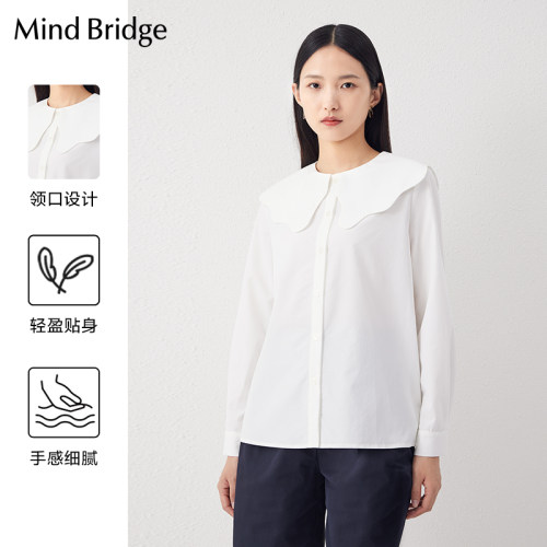 MindBridge甜美长袖衬衫