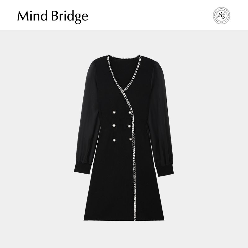 MindBridge赫本风连衣裙