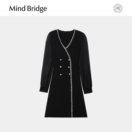 MindBridge赫本风连衣裙