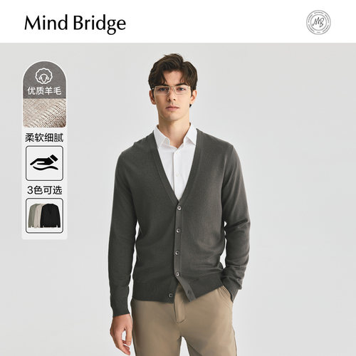 MindBridgeV领针织开衫