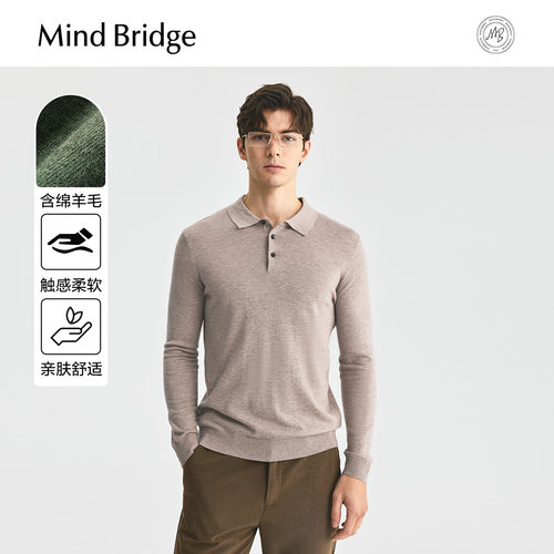 MindBridge针织polo衫