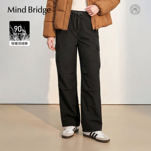 MindBridge纯色百搭羽绒裤