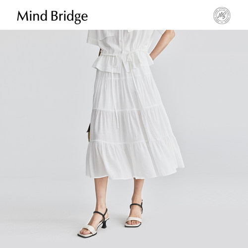 MindBridge中长款半身裙