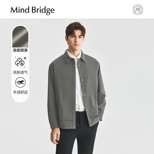 MindBridge翻领夹克外套
