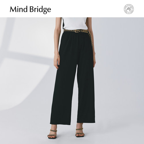 高腰MindBridge长裤阔腿裤