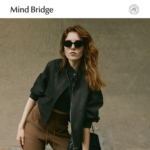MindBridge短款夹克外套