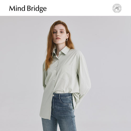 MindBridge通勤简约长袖衬衫