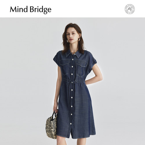 MindBridge牛仔连衣裙