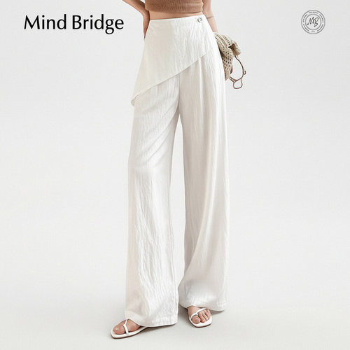 MindBridge设计感屁帘休闲裤