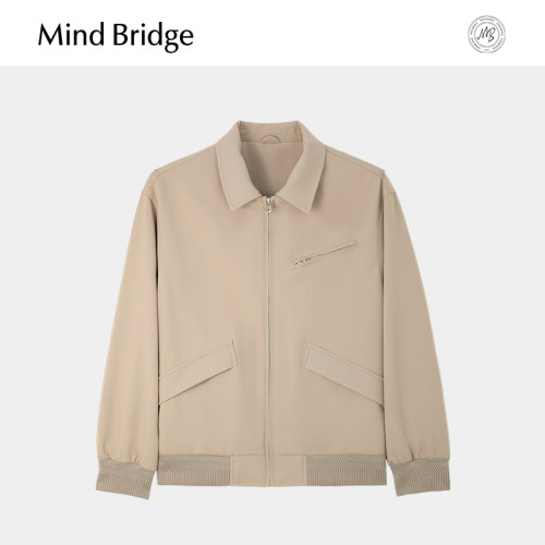 MindBridge翻领夹克外套