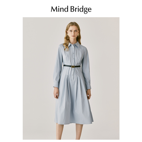MindBridge文艺衬衫裙