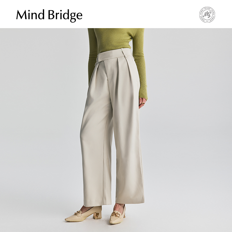 高腰MindBridge长裤休闲裤
