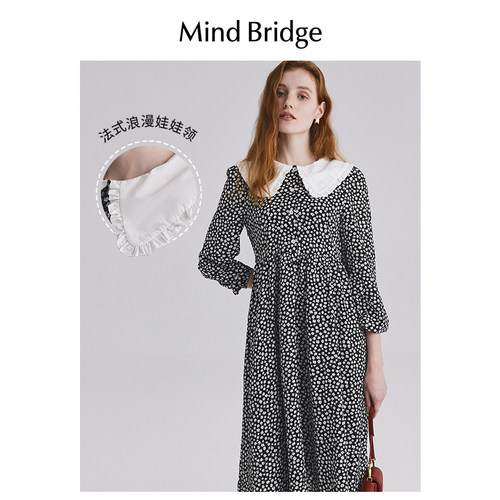 MindBridge法式气质连衣裙