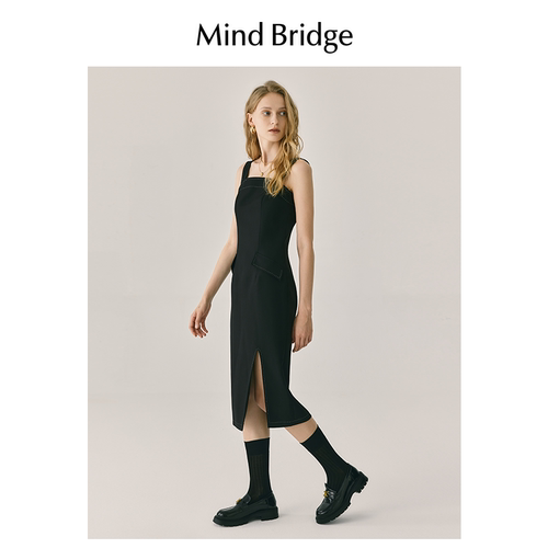 MindBridge气质通勤吊带裙