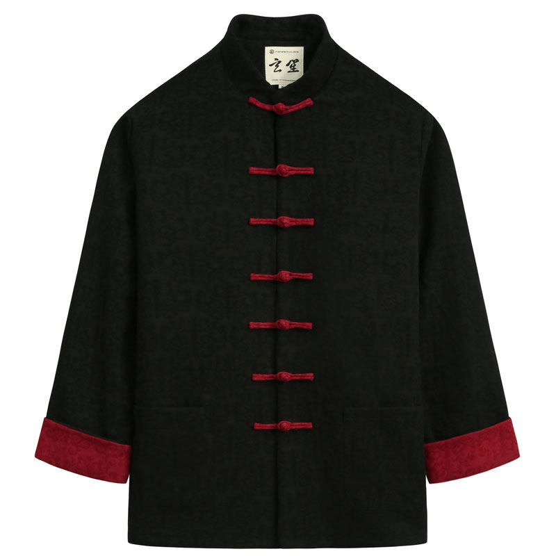 中国风唐装棉衣男冬季棉服外套棉麻提花复古冬装国潮盘扣中式棉袄,男装,唐装,淘宝优惠券,粉丝福利购,淘宝优惠卷