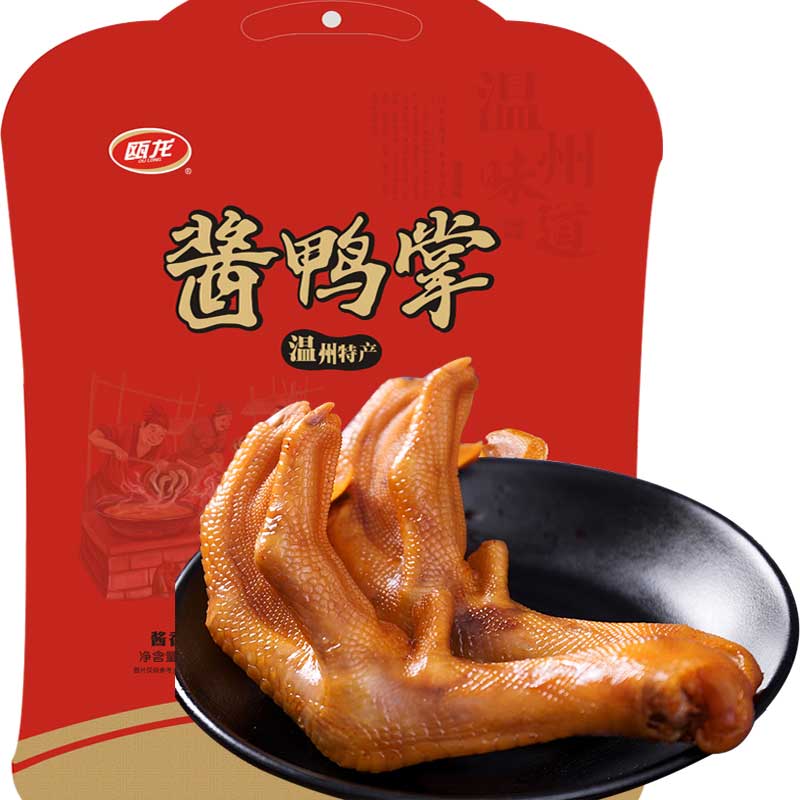 瓯龙400g温州特产麻辣卤味鸭掌
