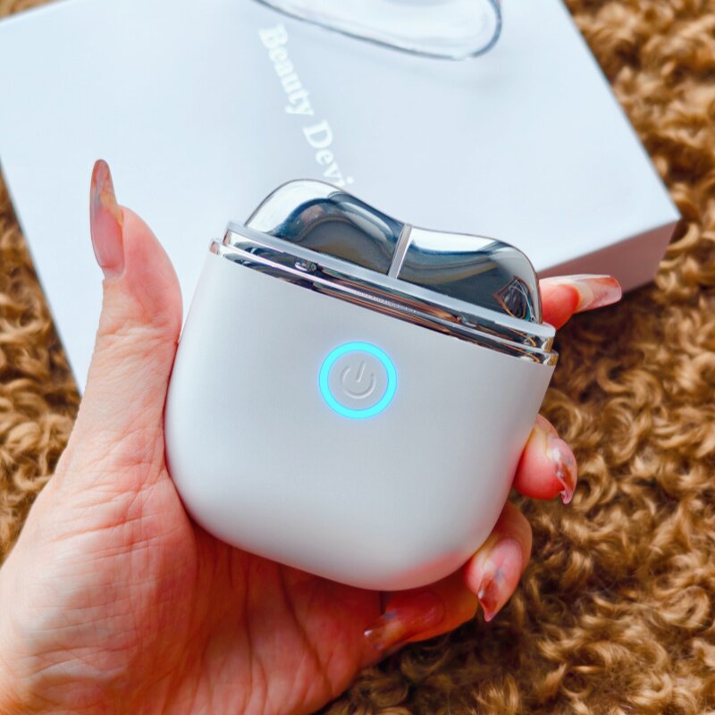 电动加热刮痧板瘦脸提拉面部颈部身体淋巴疏通家用刮痧仪震动彩光