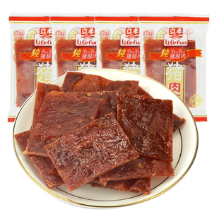 上海立丰原味靖江猪肉脯休闲零食小吃肉类零食猪肉铺小包装500g