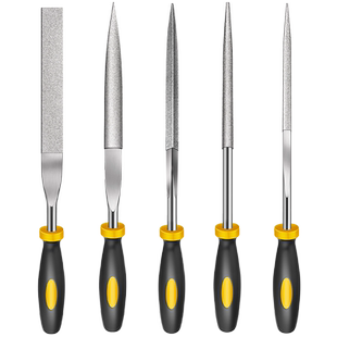 金刚石什锦锉刀平板半圆小锉子圆三角搓刀400目600目迷你打磨工具