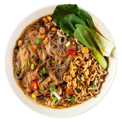思圆粉面搭档酸辣味泡面粉丝焦作