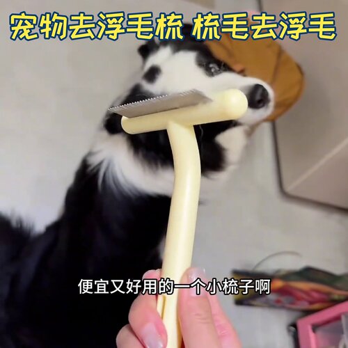 养猫换毛季宠物专用去浮毛梳子针梳打薄刷毛神器猫不锈钢开结褪狗