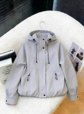 短款风衣外套女春秋季2026年新款流行爆款休闲时尚高级感夹克上衣