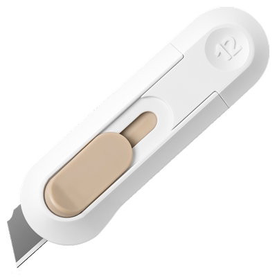 得力美工刀小刀自动回弹高颜锋利