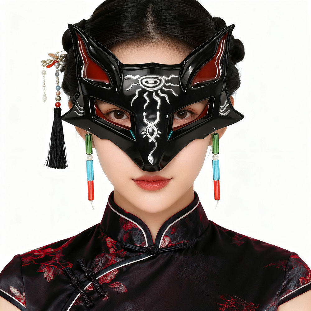 明日方舟荒芜拉普兰德面具pvc塑料cosplay怪鸟头饰科技感现货出售