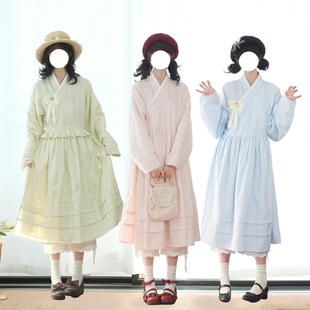 汉尚华莲大明少女[花信]明制汉服改良比甲贴里早春日常通勤套装