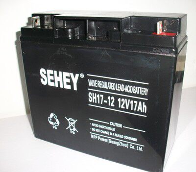 SEHEY西力铅酸蓄电池NPG17-12免维护12v17ah消防照明UPS备用电源