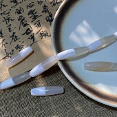 天然玛瑙9 34mm橄榄珠散珠手工diy串珠手链项链饰品配件材料X702