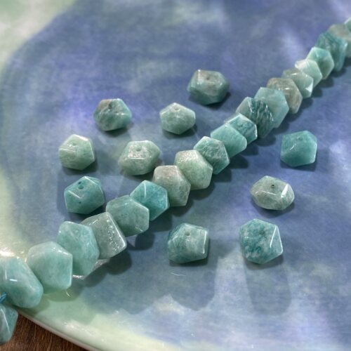 天然天河石6*11mm冲角珠散珠子手工diy串珠手链项链饰品配件S903