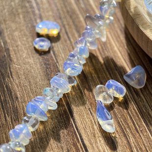 合成蛋白石5*8mm有孔碎石手工diy串珠手链项链饰品配件材料S50