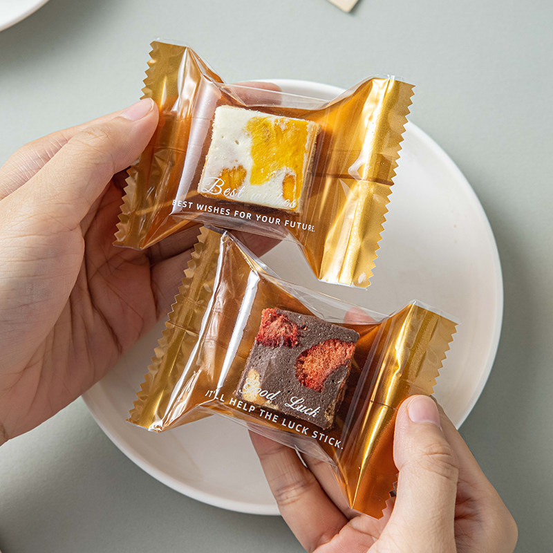 雪花酥专用包装袋太妃牛轧糖烘焙