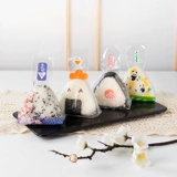 Сумка для упаковки для суши с треугольным рисовым шариком японская упаковка для суши в стиле пищевая пищевая сумка для риса может быть нагрета по микроволновке